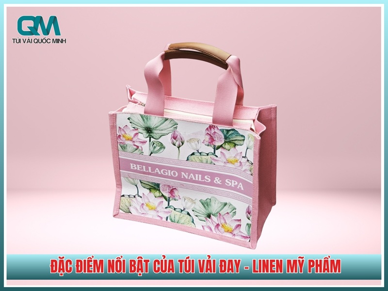 Đặc điểm nổi bật của túi vải đay – Linen mỹ phẩm