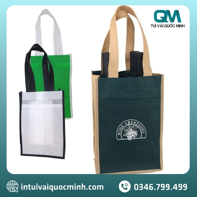 Túi vải không dệt đựng rượu