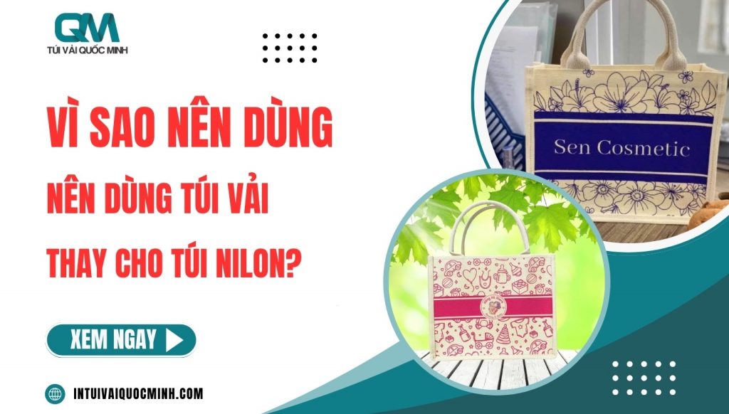 Vi sao nen dung tui vai thay cho tui nilon