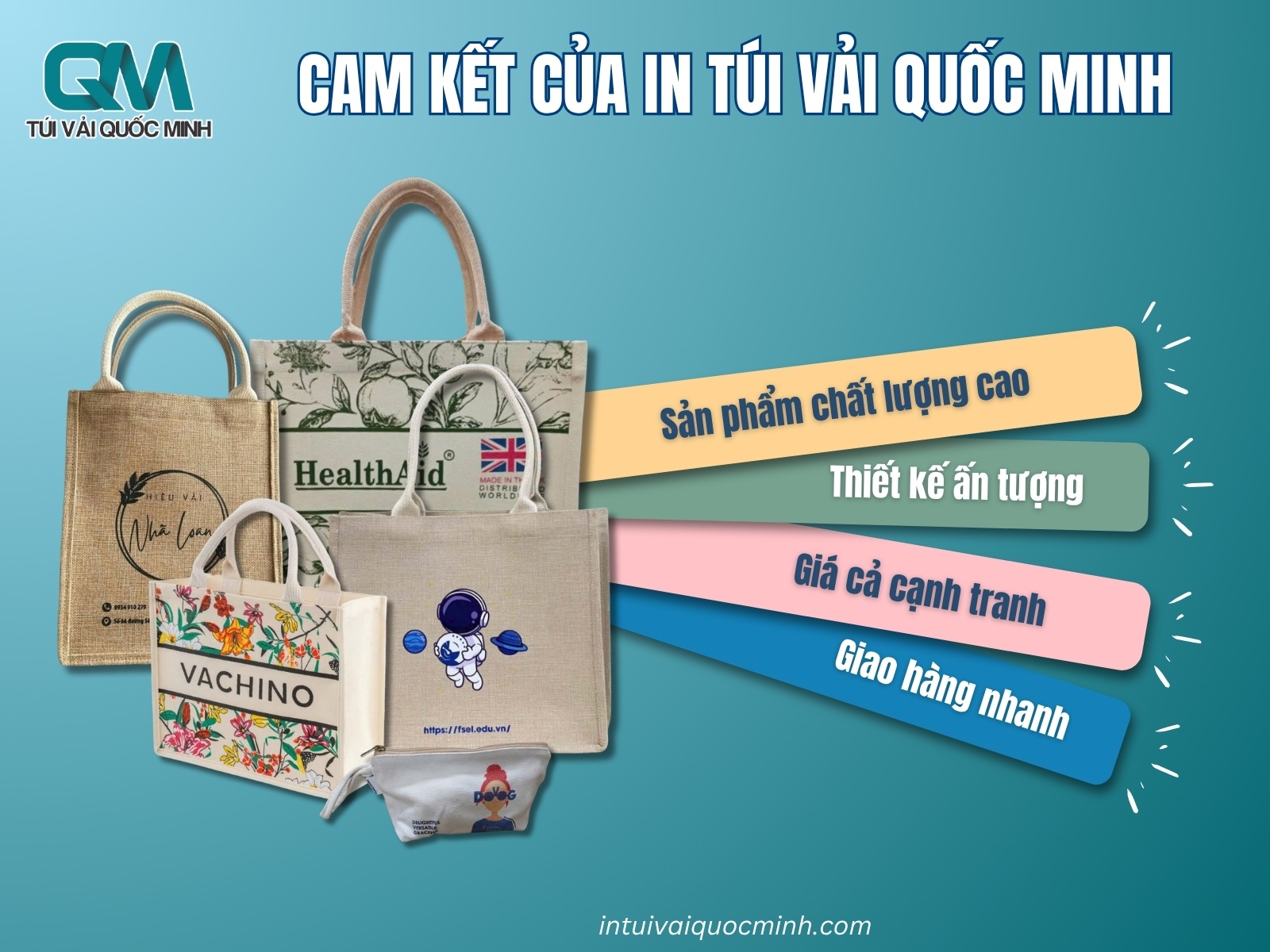 Cam ket khi dat hang tai In Tui Vai Quoc Minh