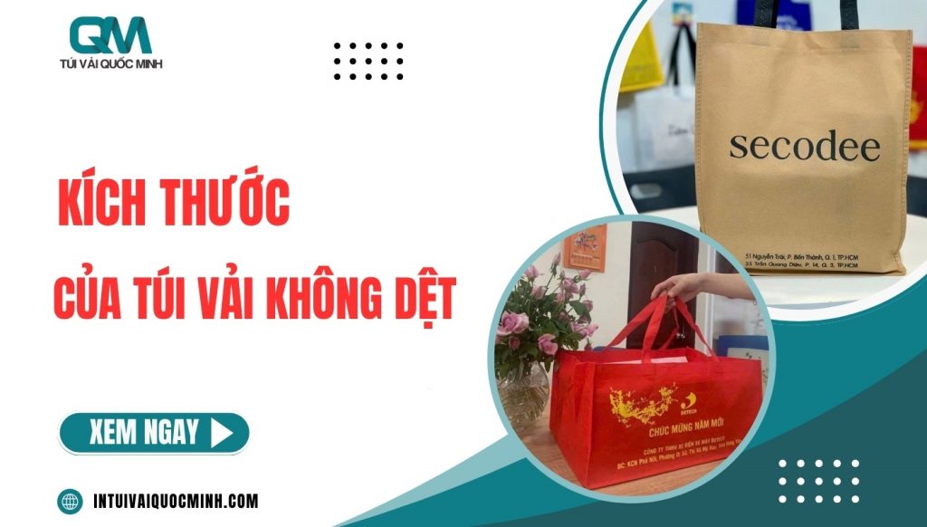 [Thumnail] Kích thước túi vải không dệt