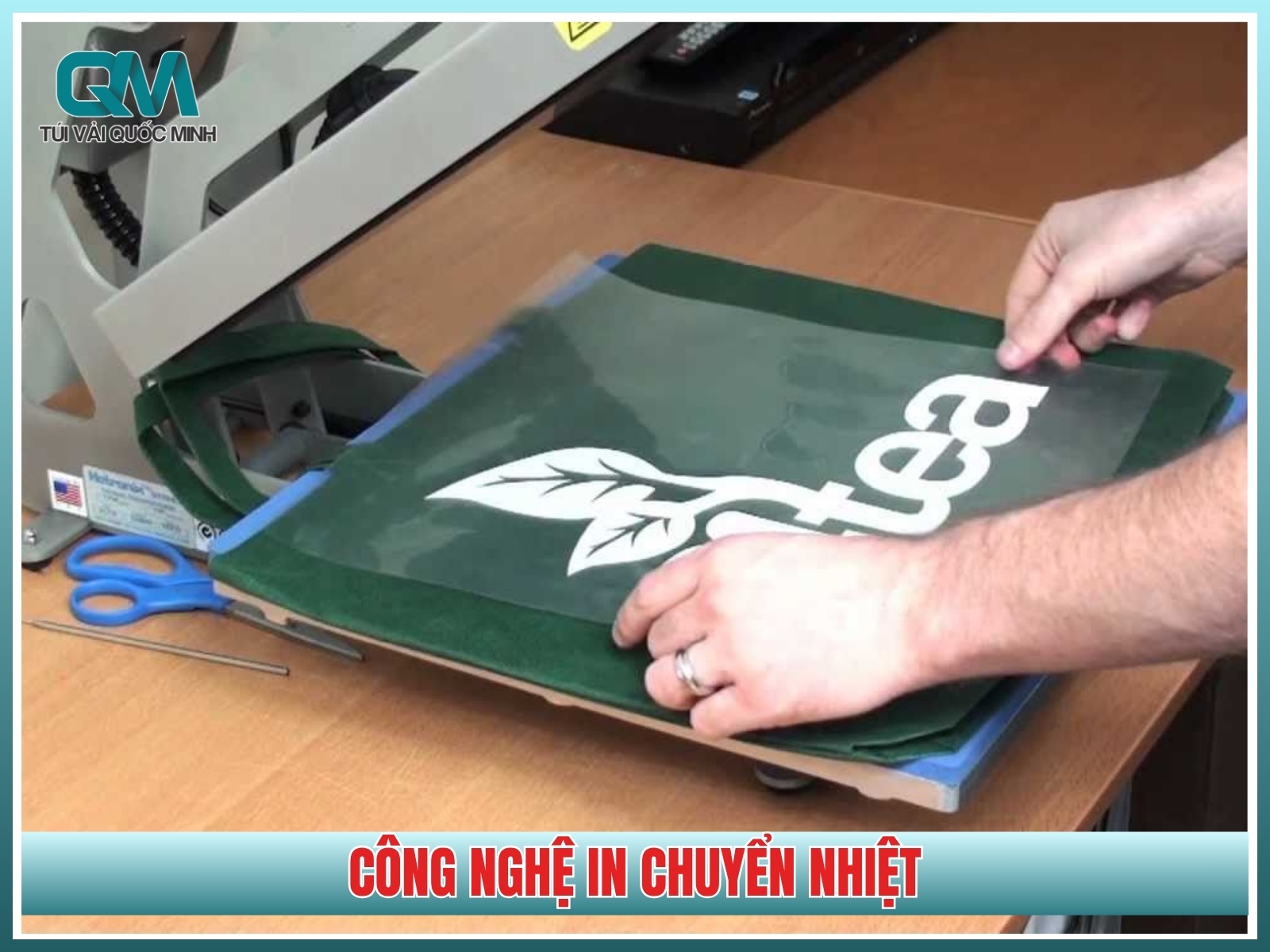 Công nghê in chuyển nhiệt khi in túi vải không dệt