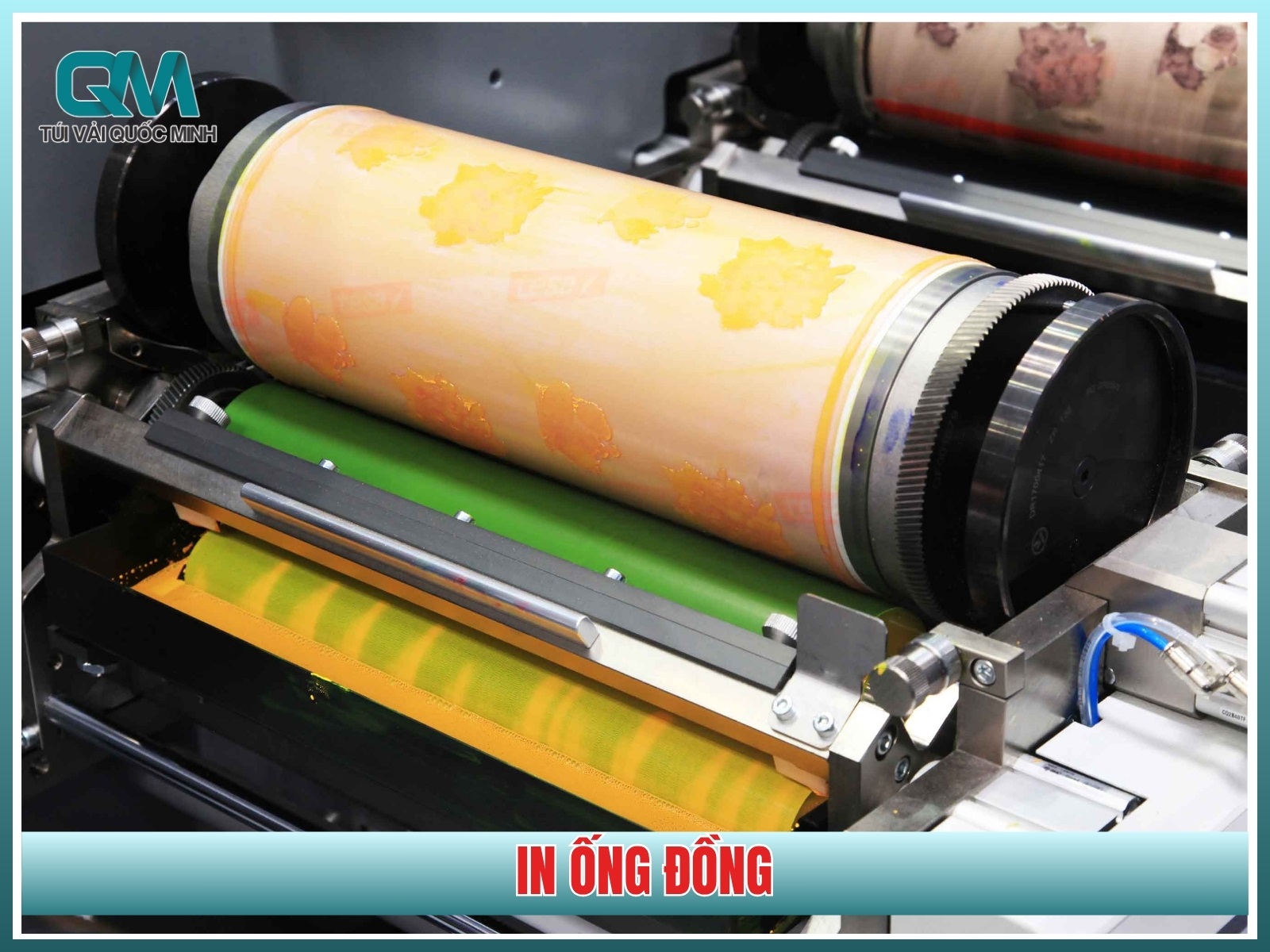 Kỹ thuật in ống đồng áp dụng in túi vải không dệt