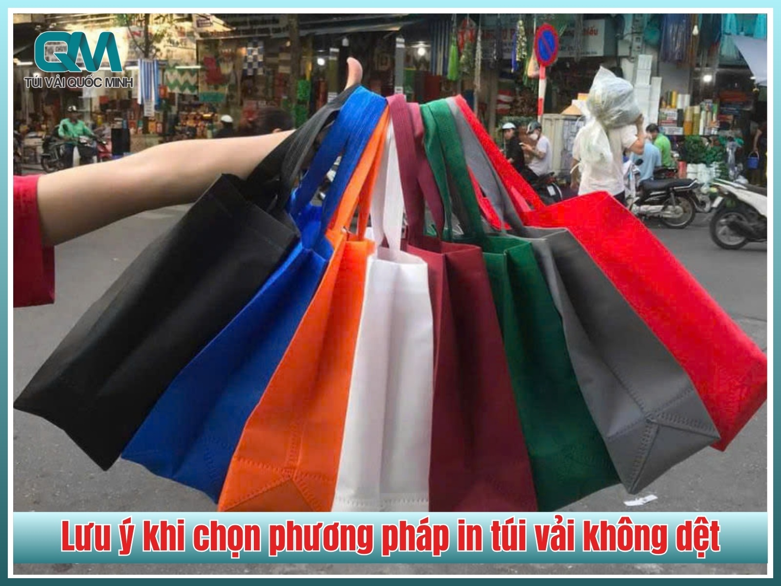 Lưu ý khi chọn phương pháp in túi vải không dệt