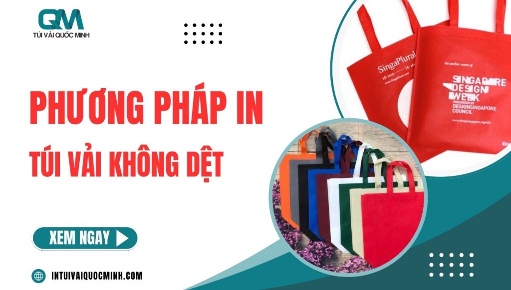 Các phương pháp in túi vải không dệt