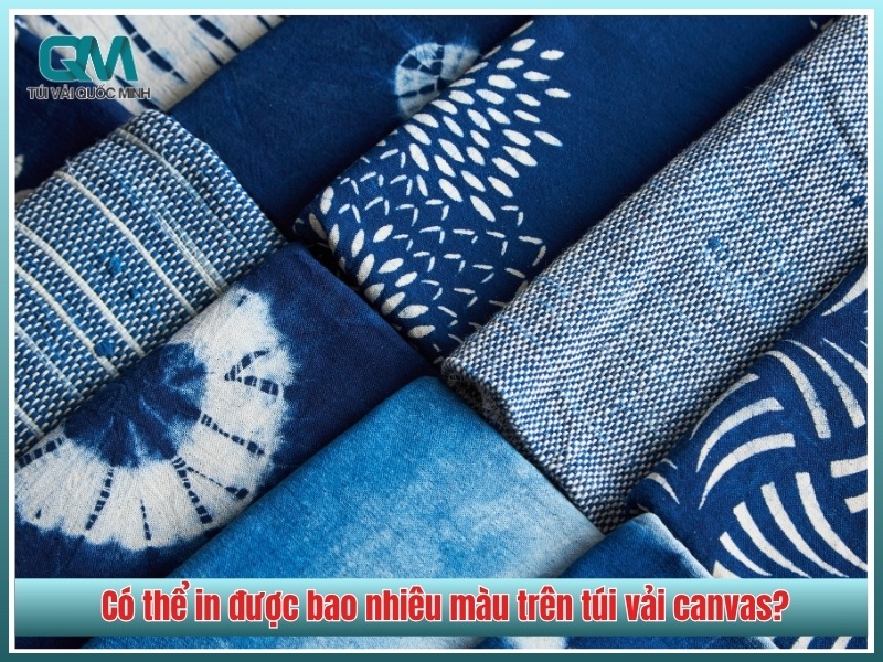 Co the in duoc bao nhieu mau tren tui vai canvas