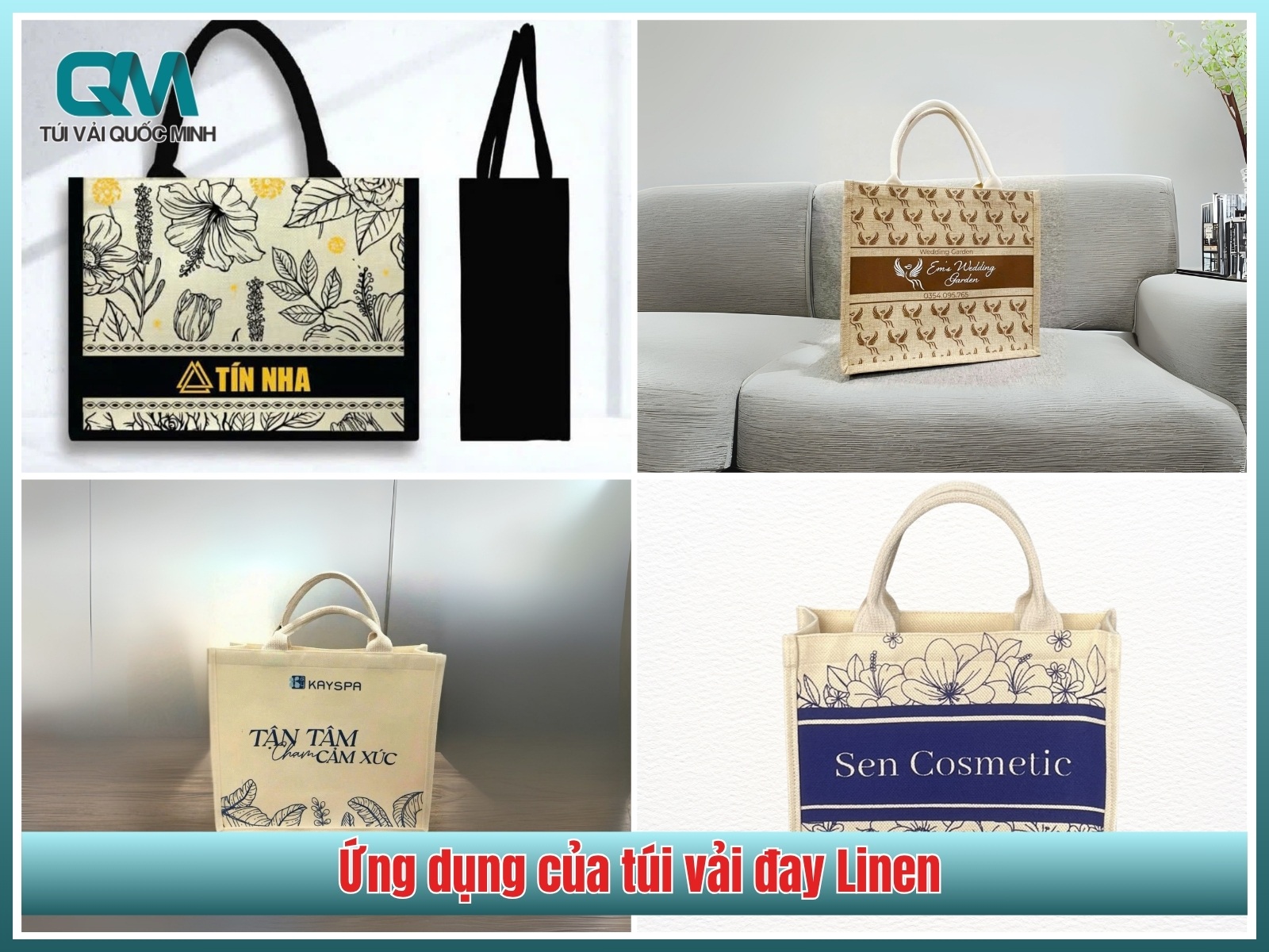 Ung dung cua tui vai day Linen trong cuoc song