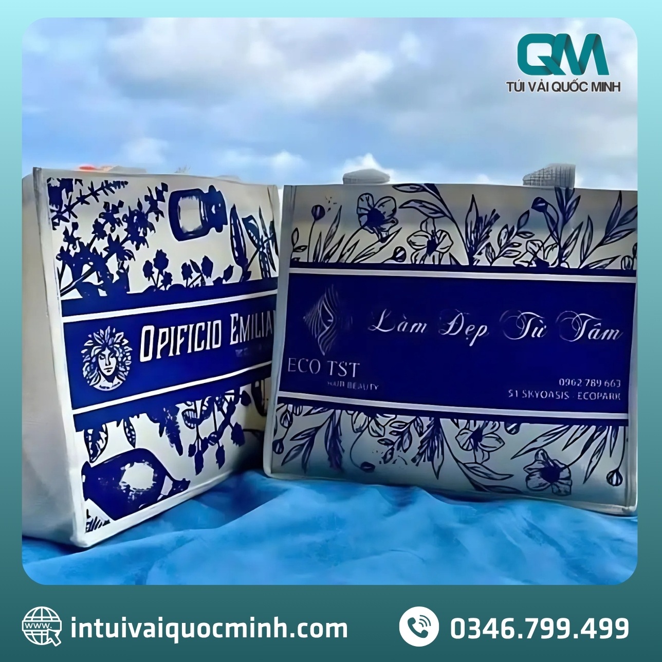 Tui vai day dung qua tang