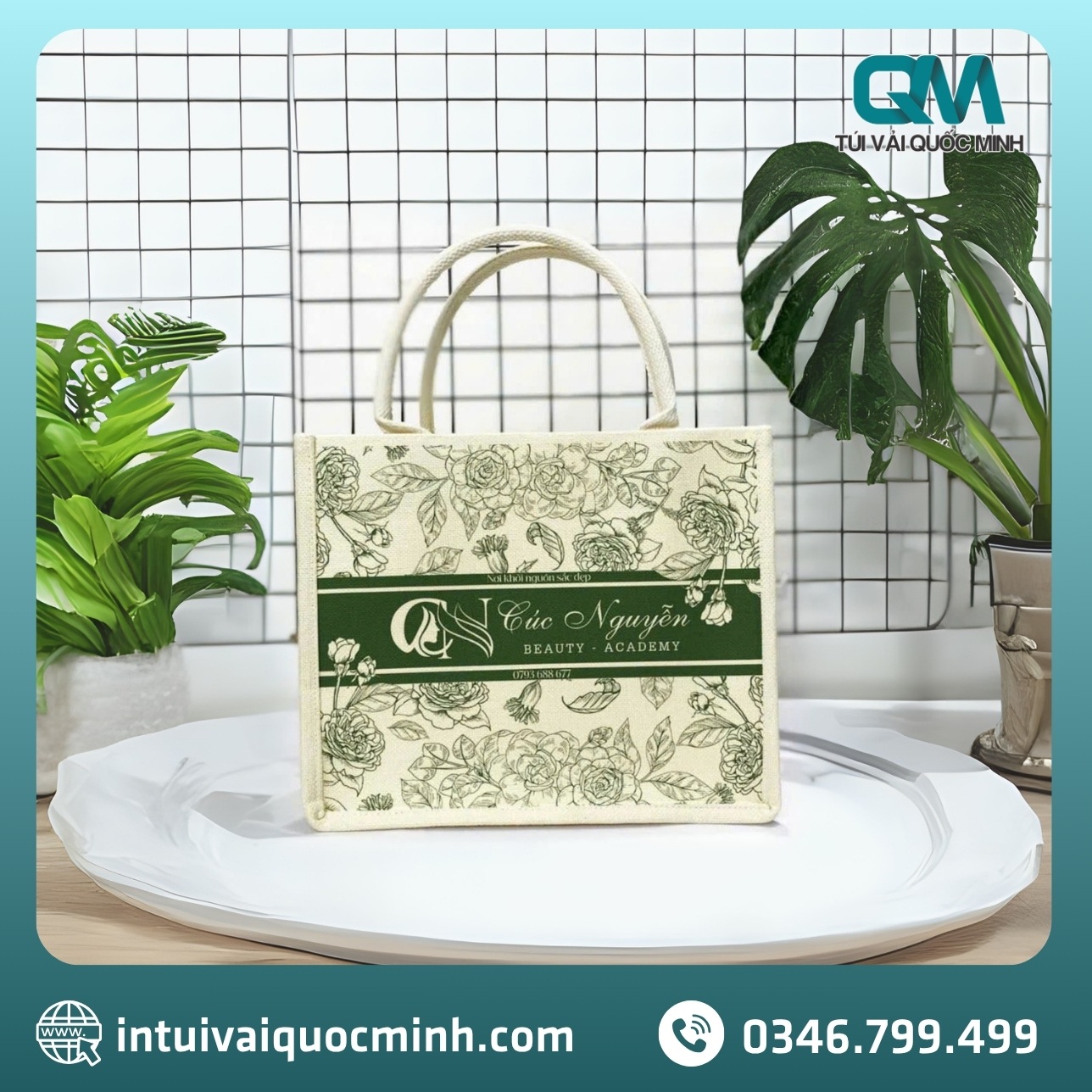 Mau in tui Linen cho cua hang