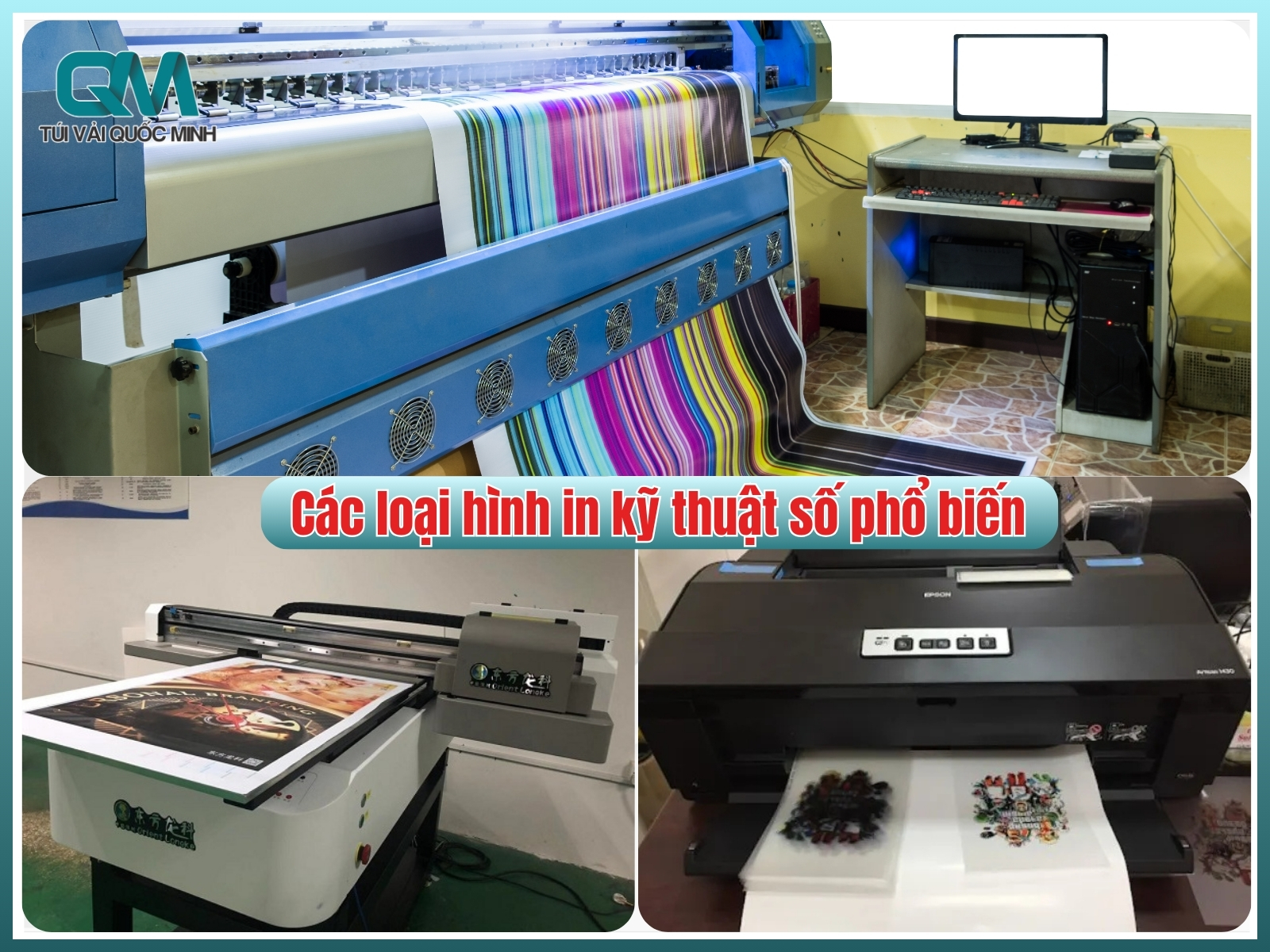 4 loại hình in kỹ thuật số phổ biến