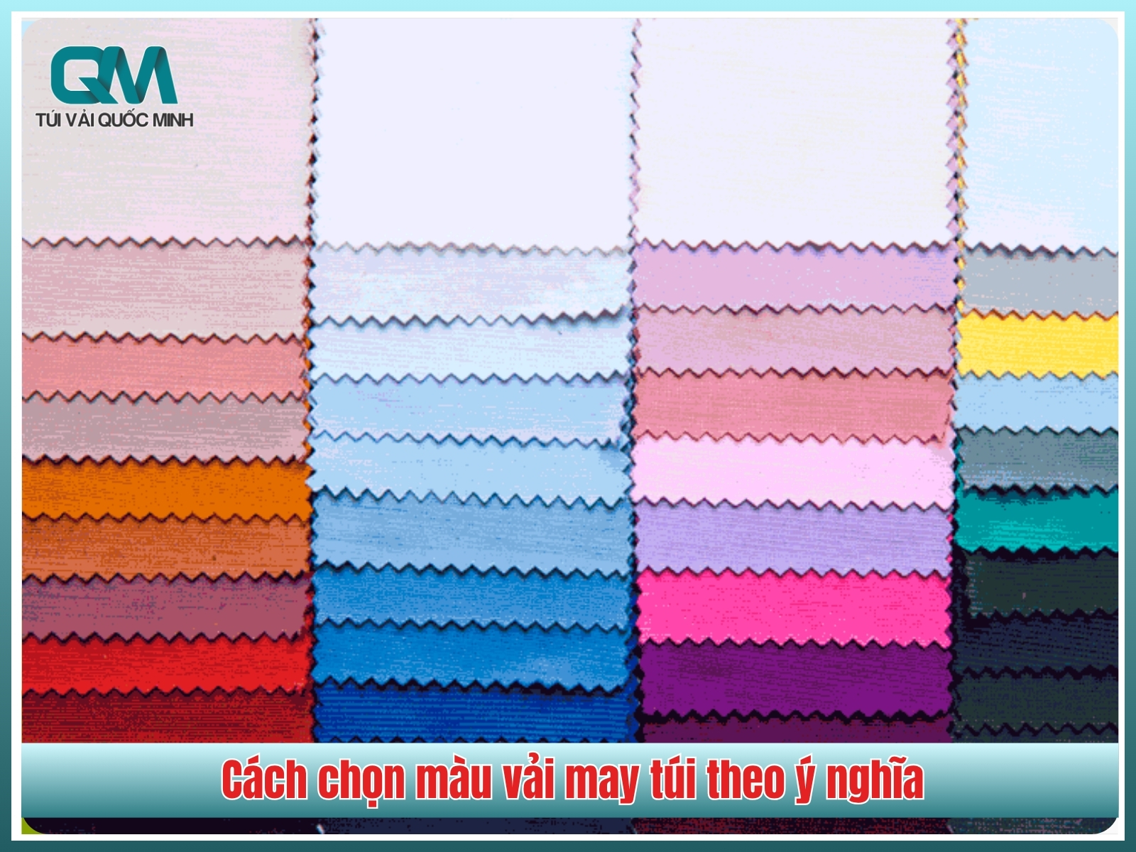 Cách chọn màu vải may túi theo ý nghĩa