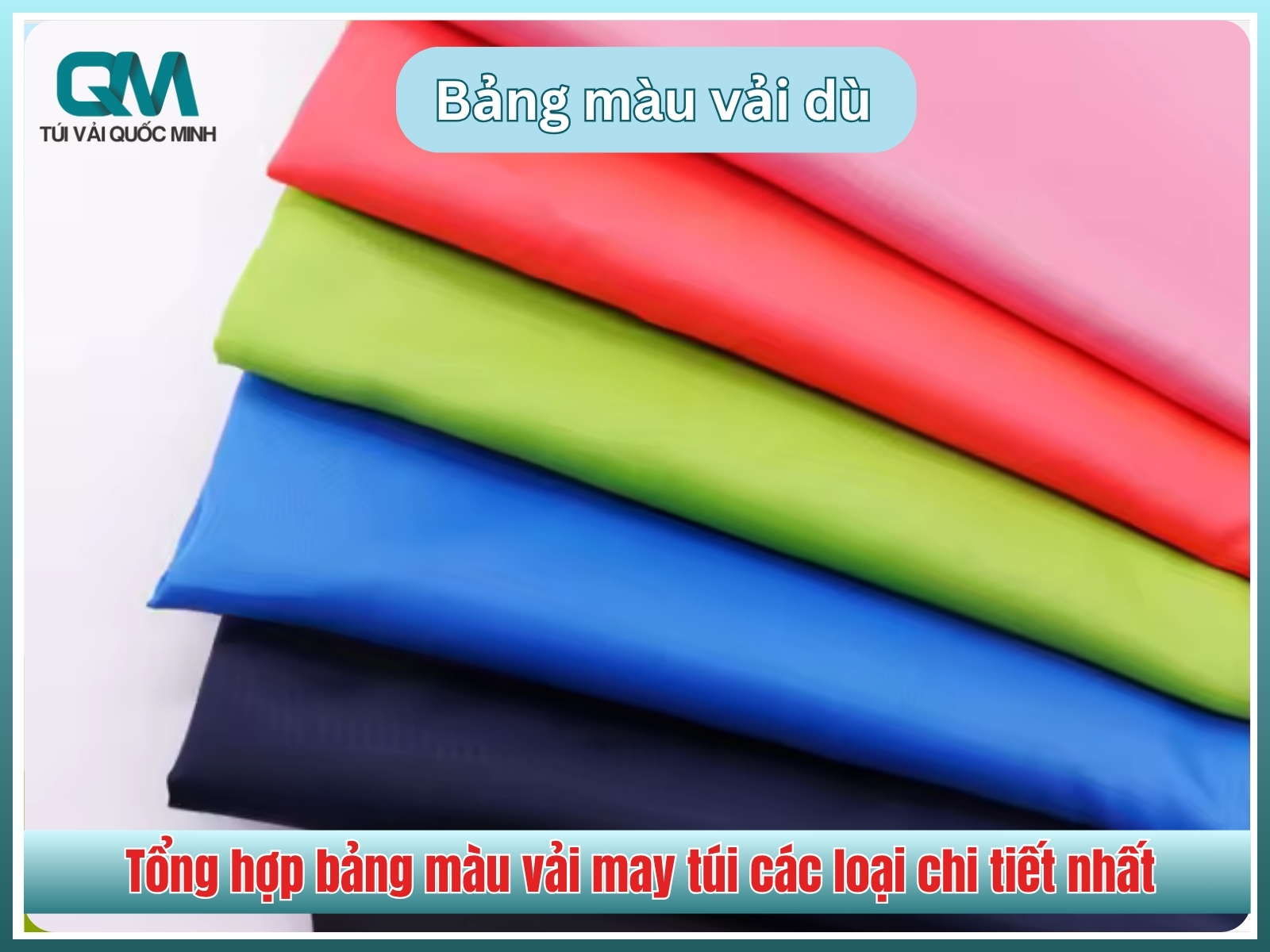 Bảng màu vải dù