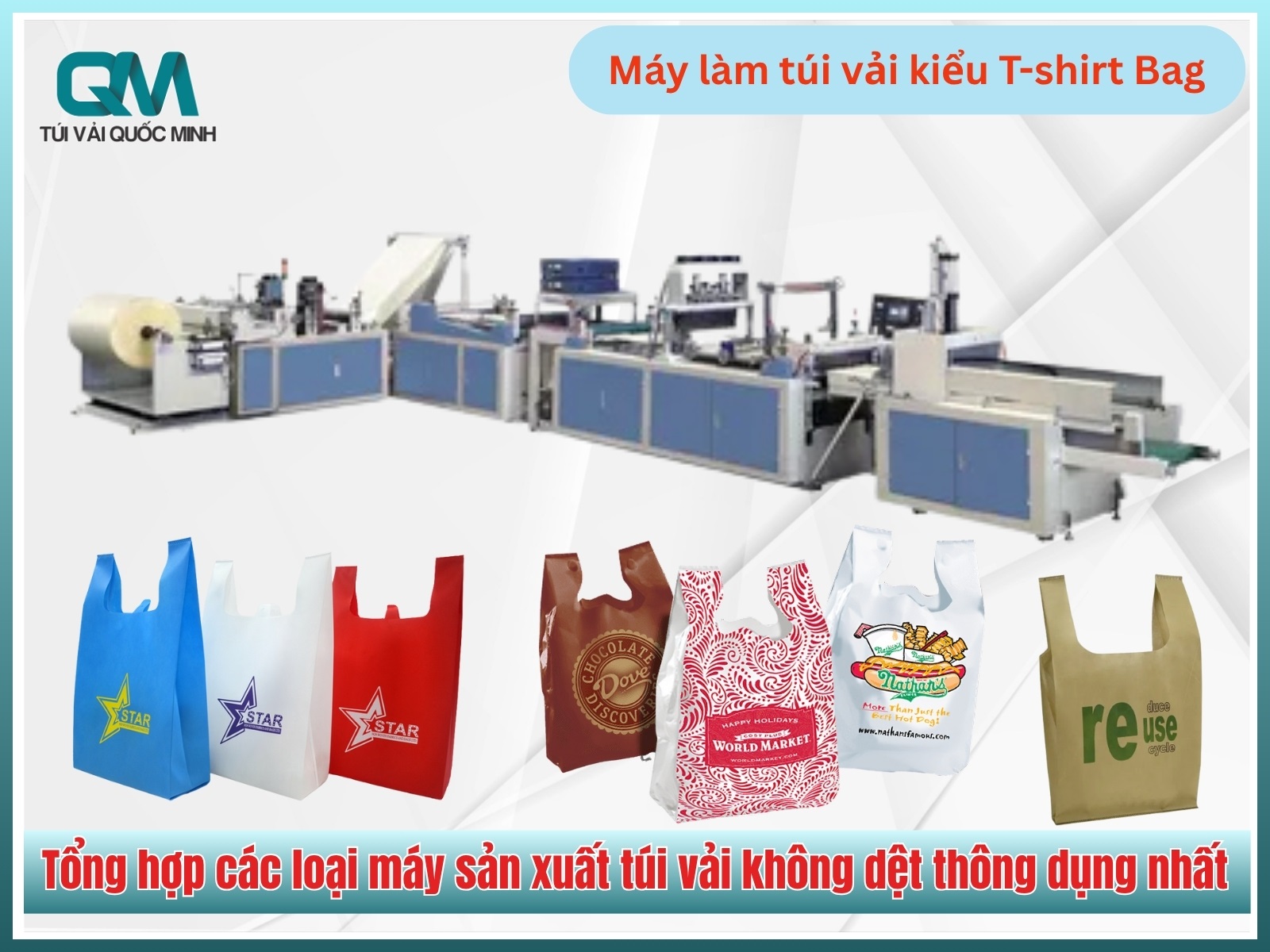 Máy làm túi vải kiểu T-shirt Bag