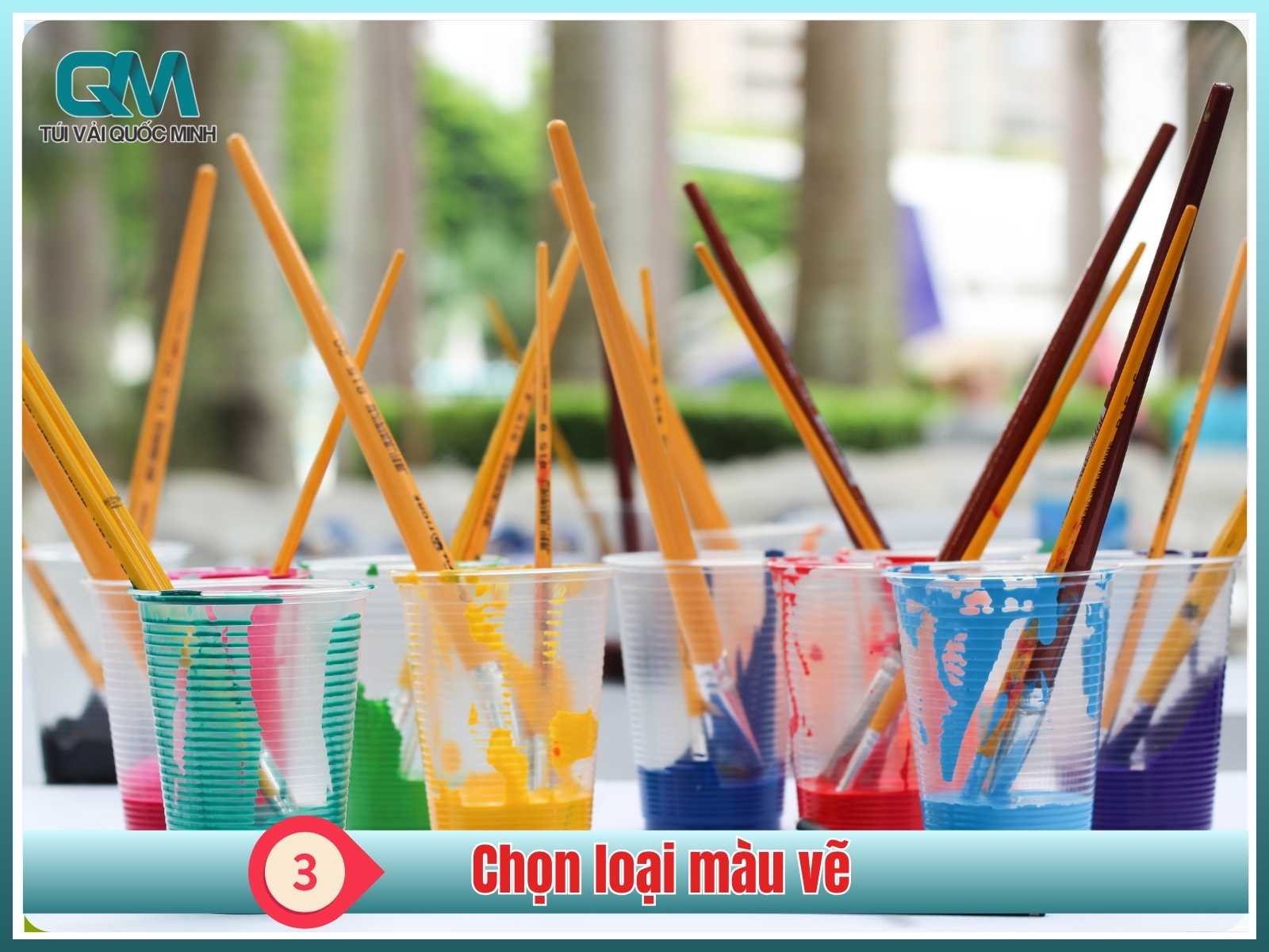 Bước 3: Chọn loại màu vẽ