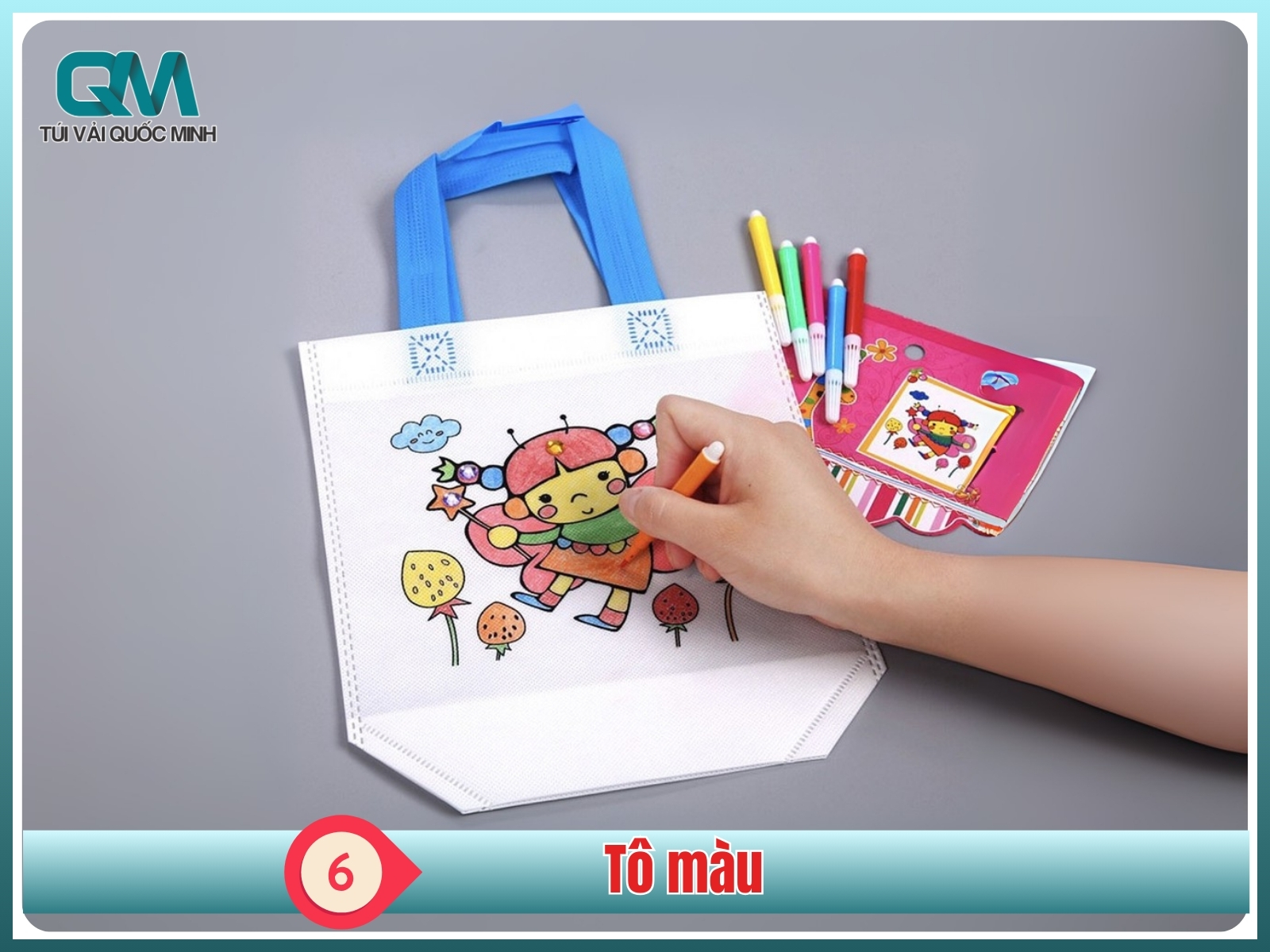 Bước 6: Tô màu