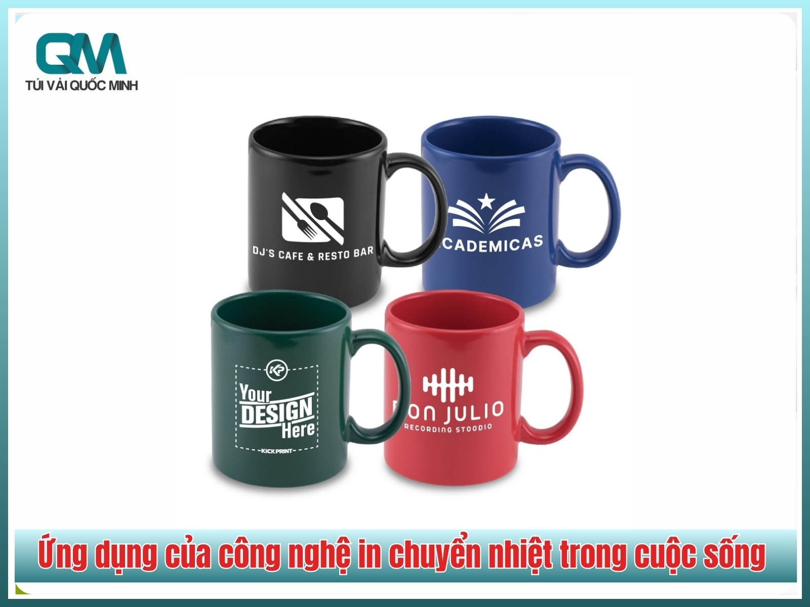 Ứng dụng của công nghệ in chuyển nhiệt trong cuộc sống