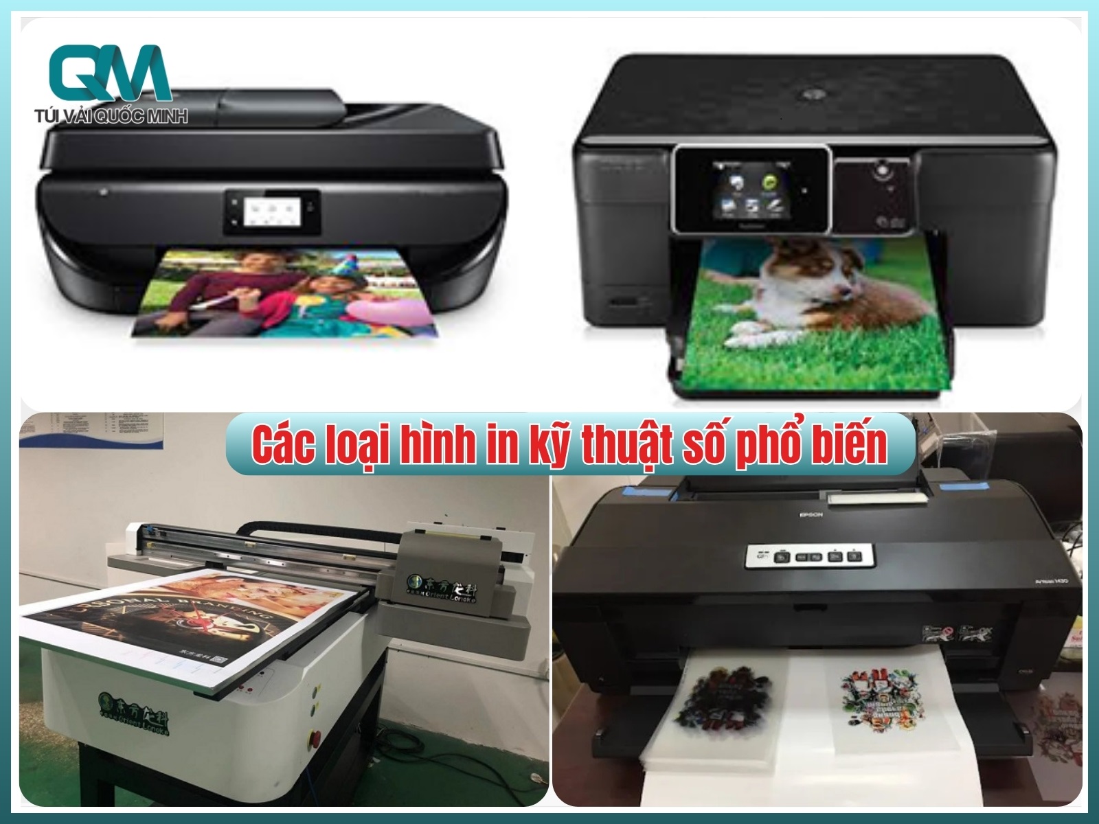 4 loại hình in kỹ thuật số phổ biến