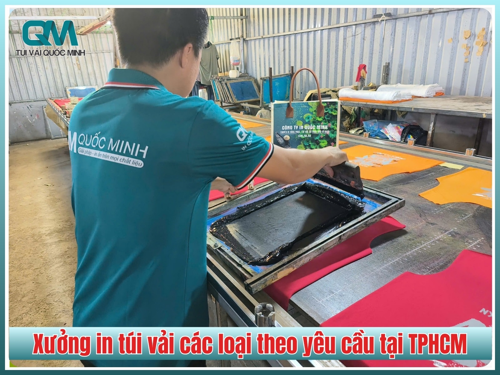 Xưởng in túi vải các loại theo yêu cầu giá rẻ đẹp tại TPHCM