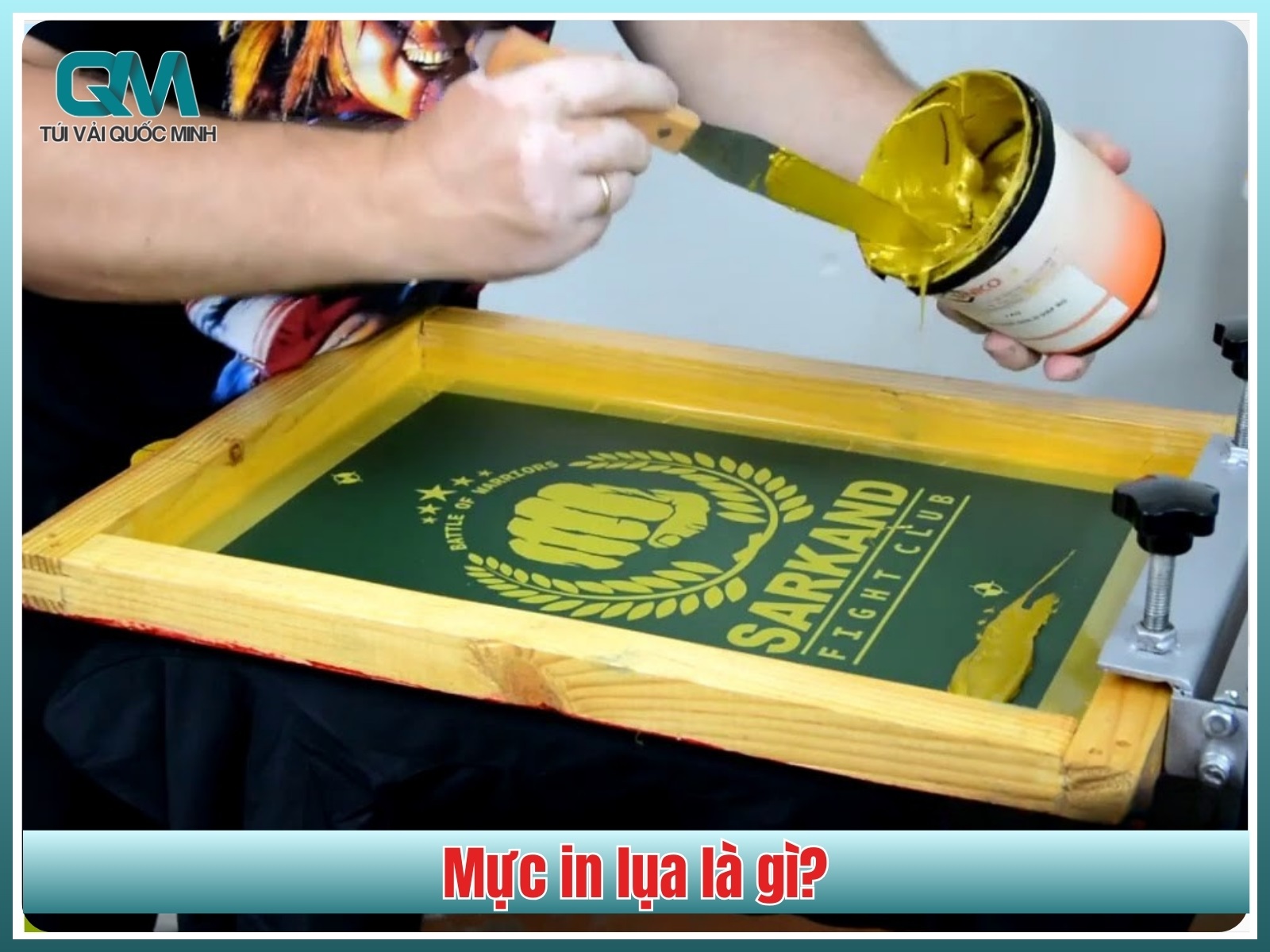 Mực in lụa là gì?