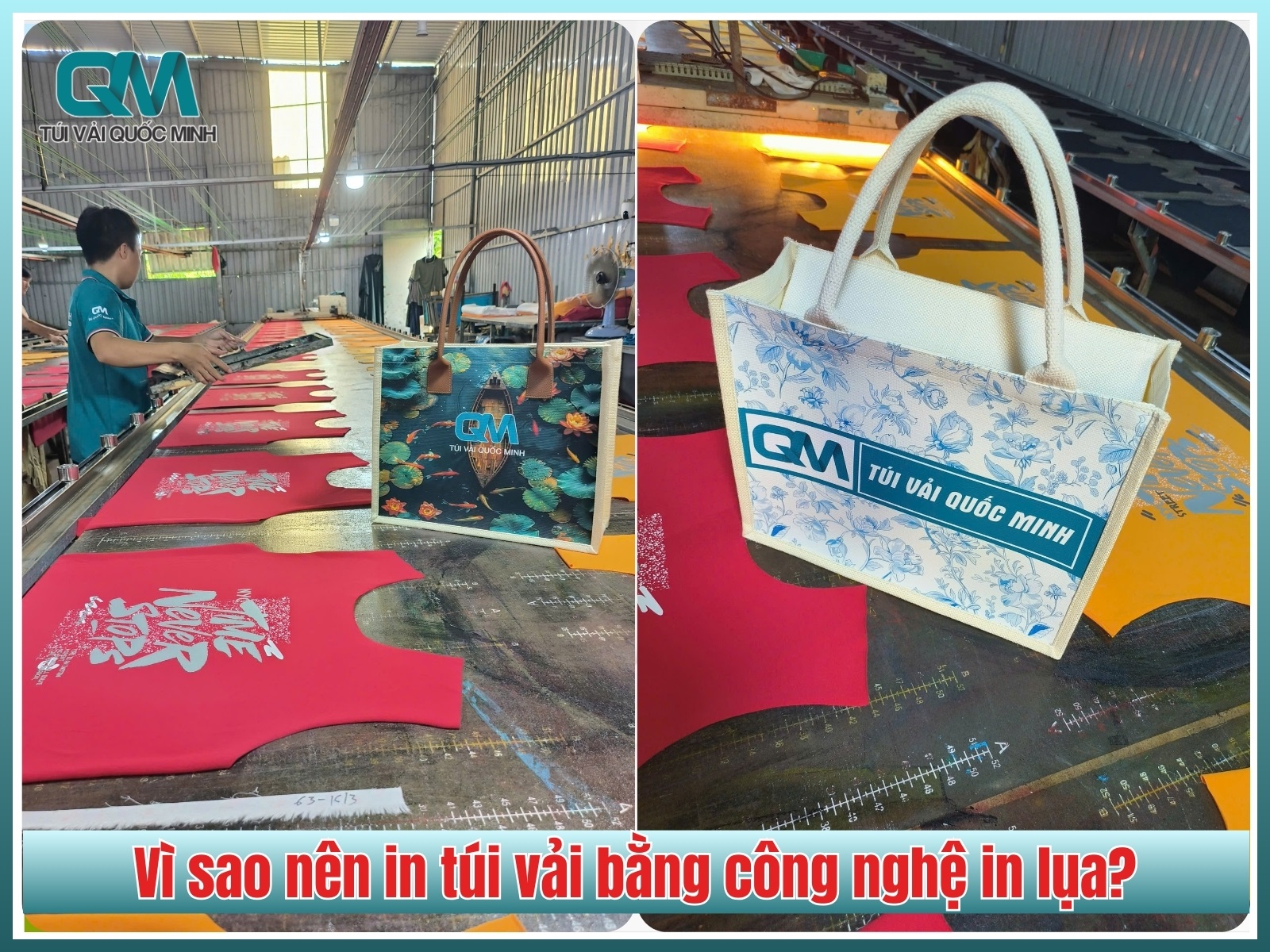Vì sao nên in túi vải bằng công nghệ in lụa?