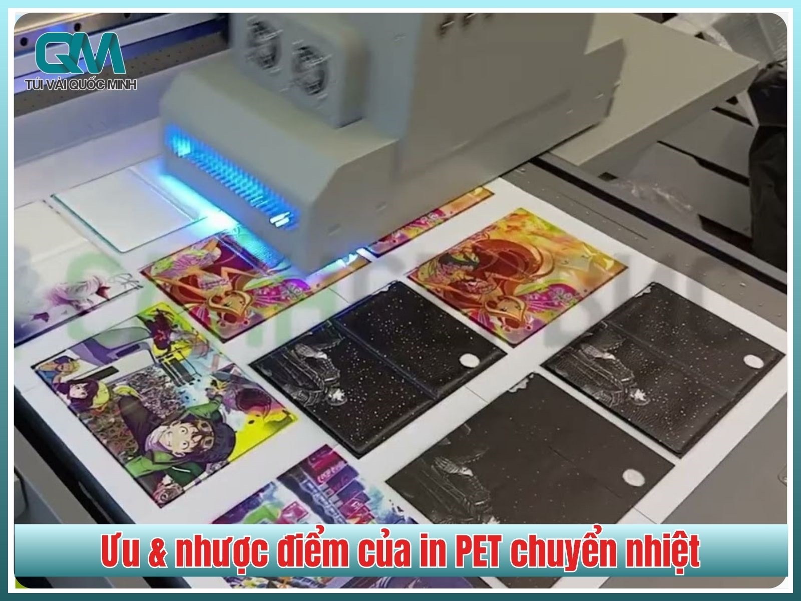 Ưu và nhược điểm của in PET chuyển nhiệt