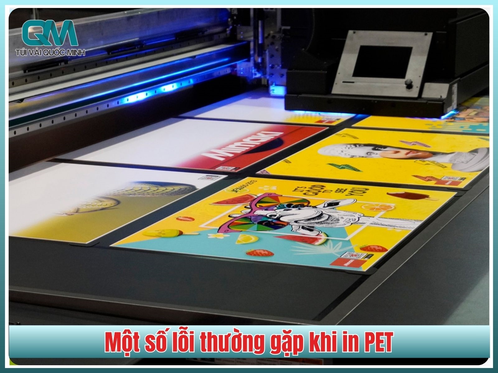 Một số lỗi thường gặp khi in PET