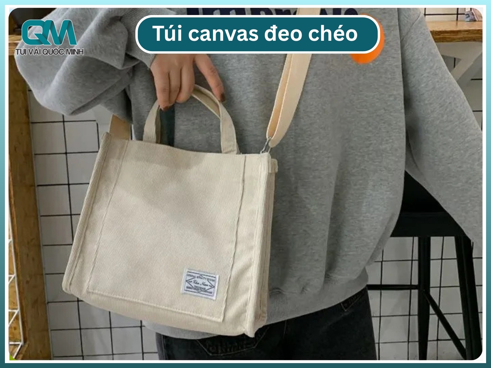 Túi canvas đeo chéo