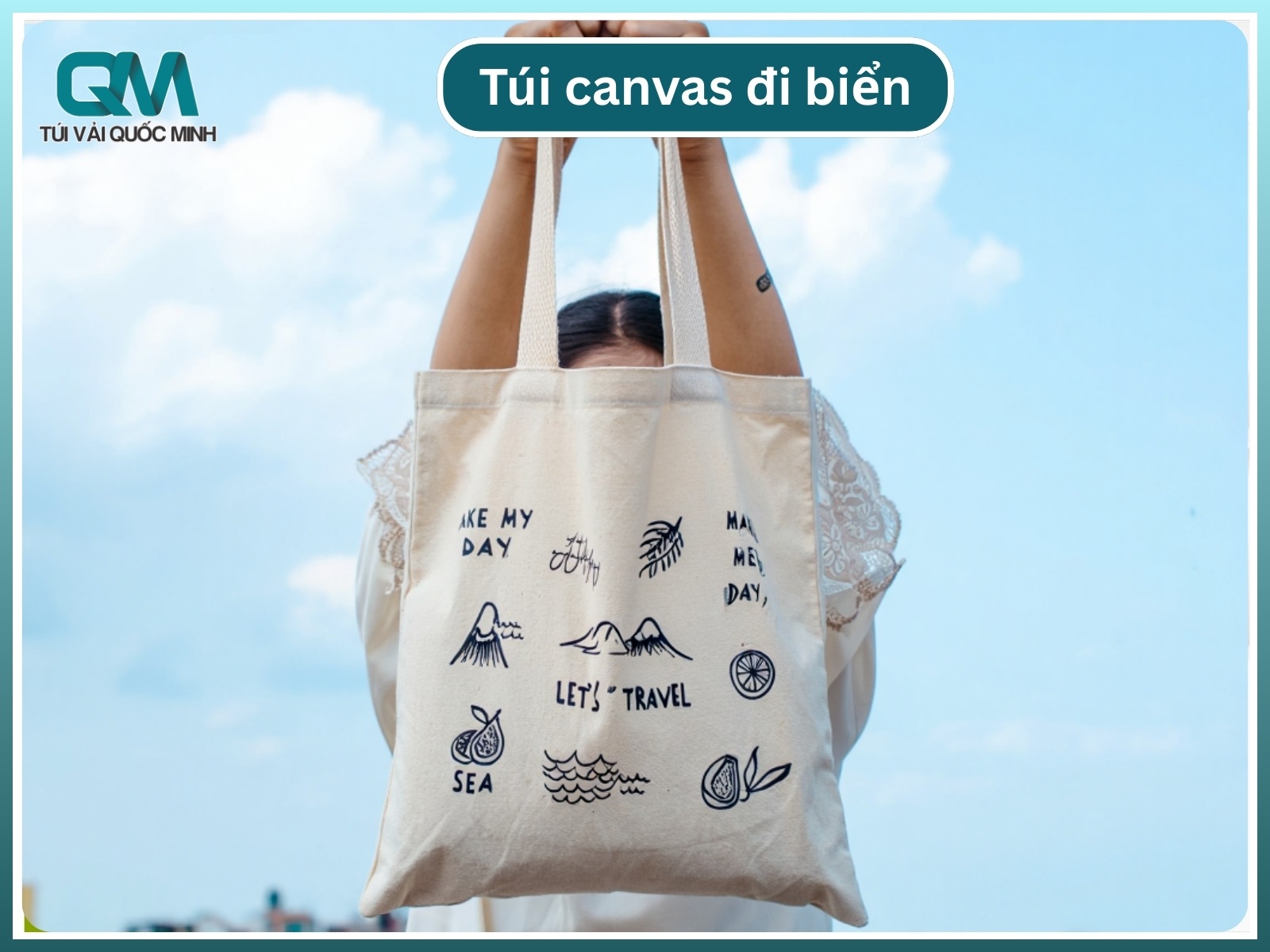 Túi canvas đi biển