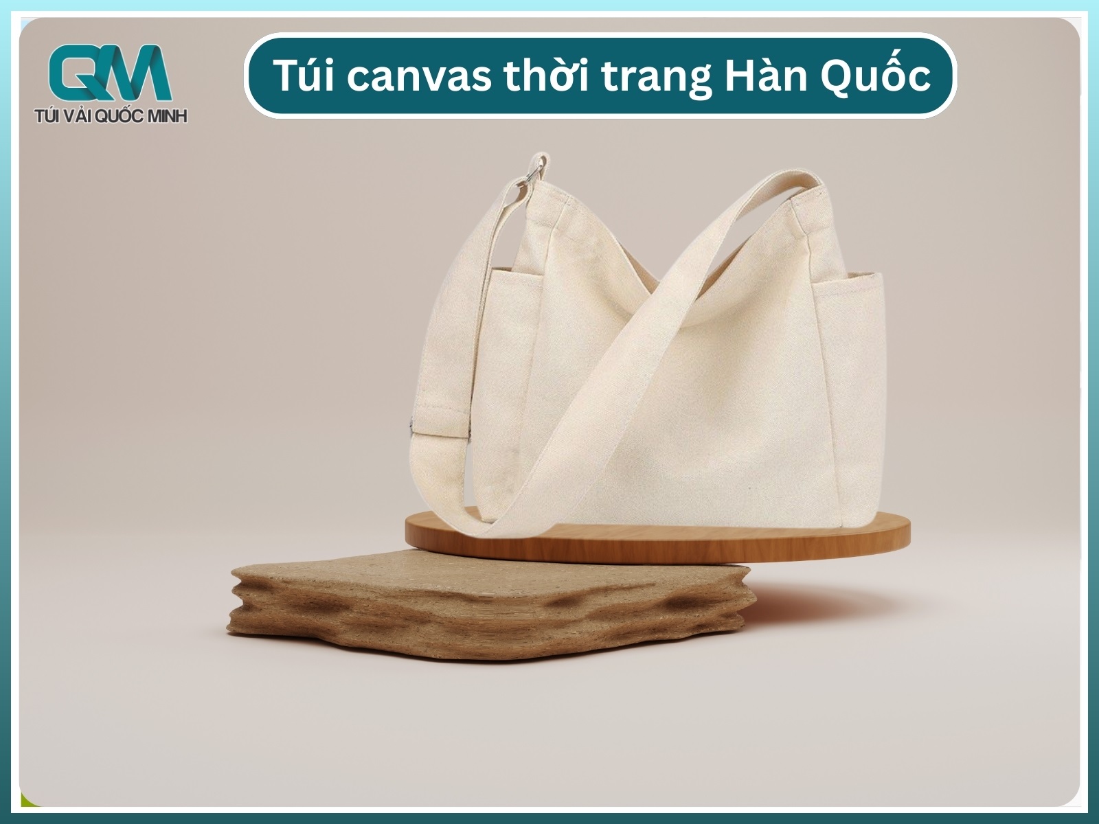Túi canvas thời trang Hàn Quốc