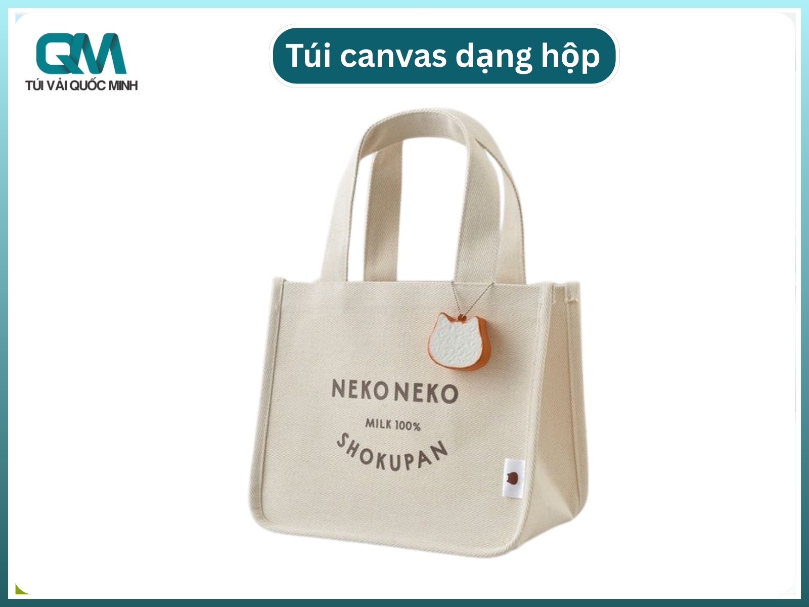 Túi canvas dạng hộp