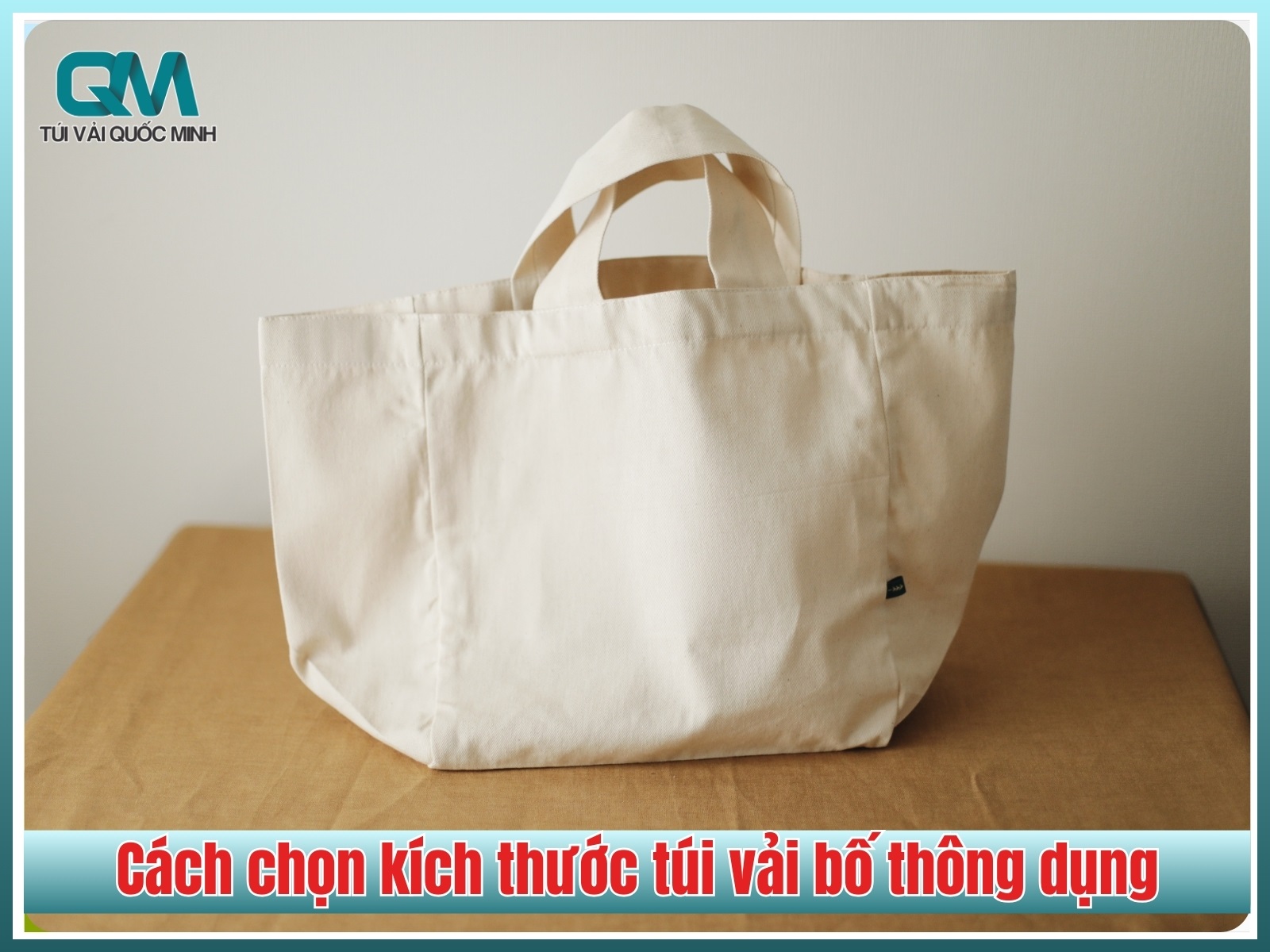 Cách chọn kích thước túi vải bố thông dụng