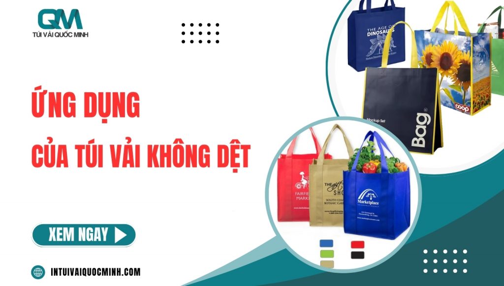 ứng dụng của túi vải không dệt