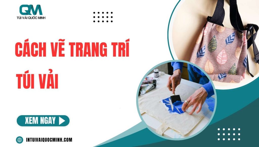 cach ve trang tri tui vai