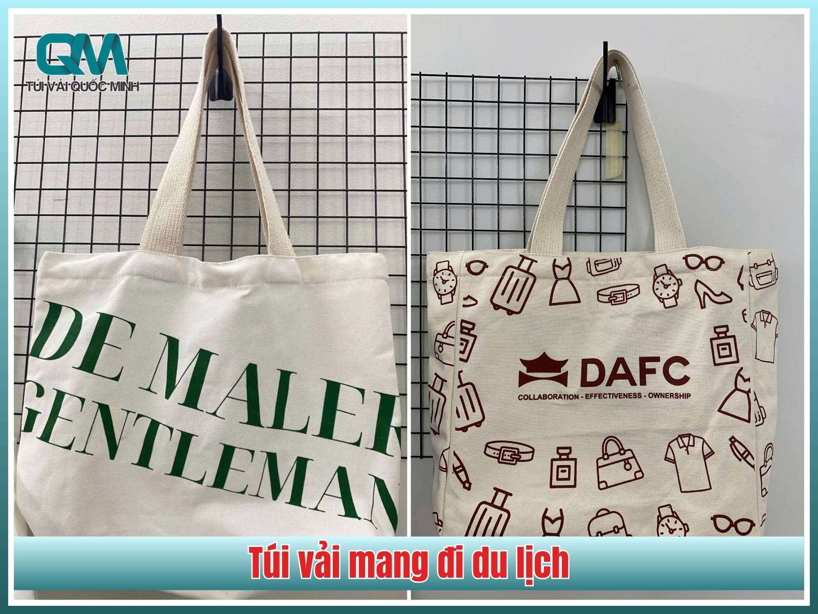 Túi vải mang đi du lịch