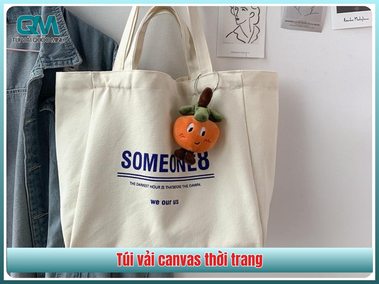 Túi vải canvas thời trang