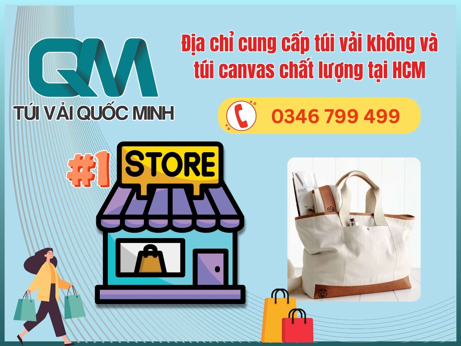 Địa chỉ cung cấp túi vải không và túi canvas chất lượng tại HCM