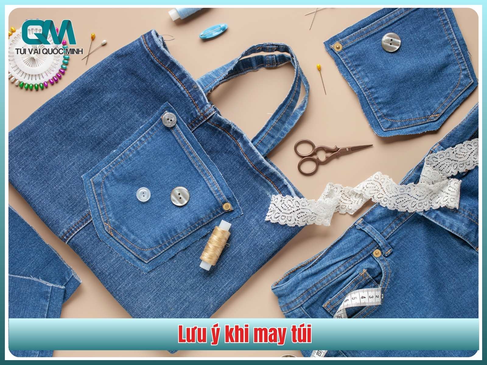 Lưu ý khi may túi