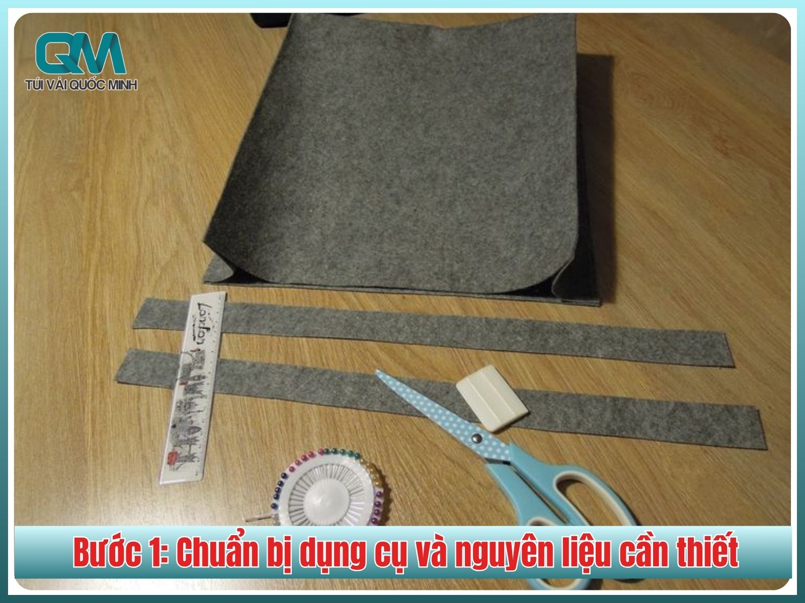 Bước 1: Chuẩn bị dụng cụ và nguyên liệu cần thiết