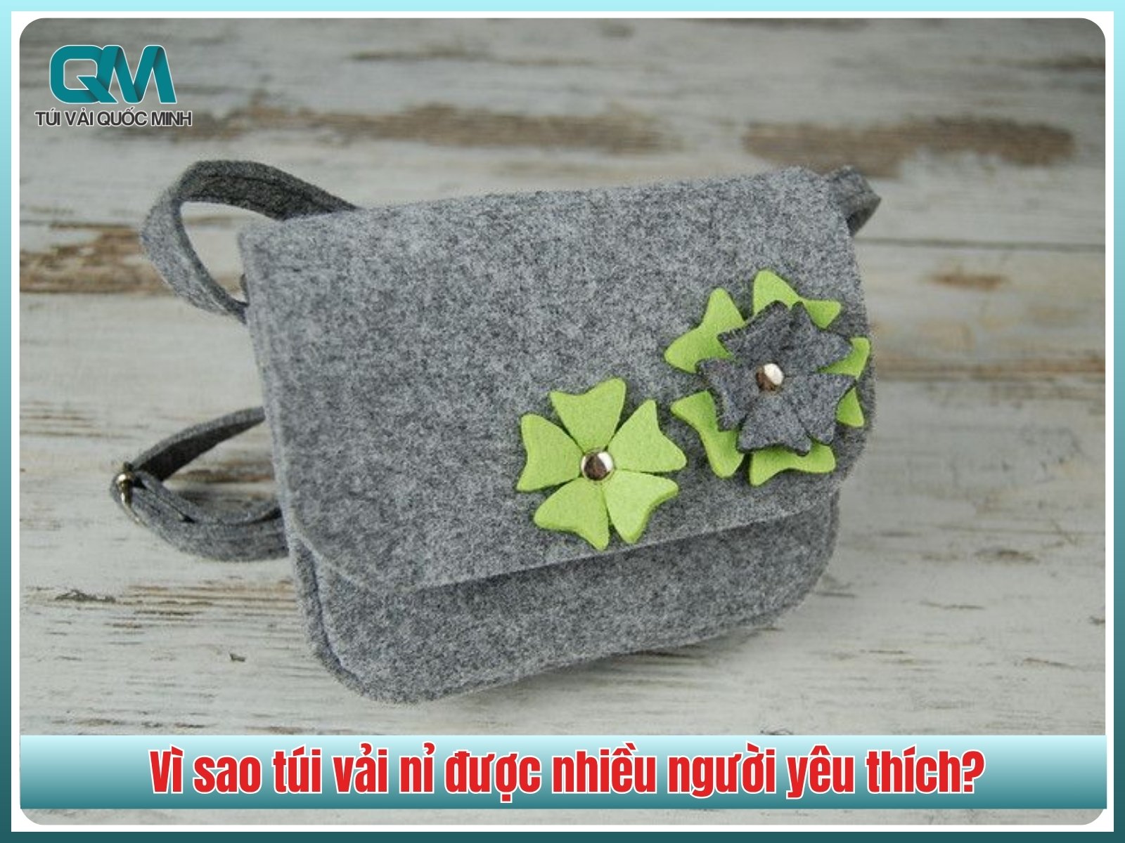 Vì sao túi vải nỉ được nhiều người yêu thích?