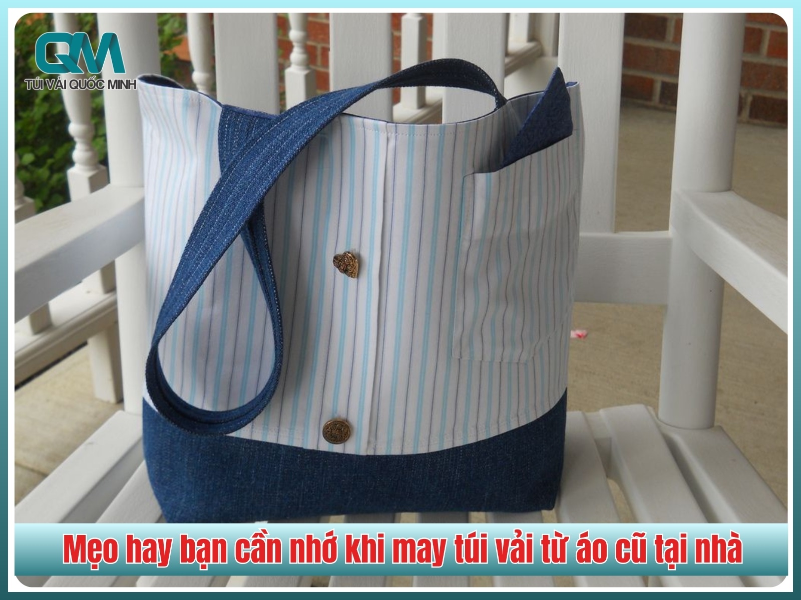 Mẹo hay bạn cần nhớ khi may túi vải từ áo cũ tại nhà