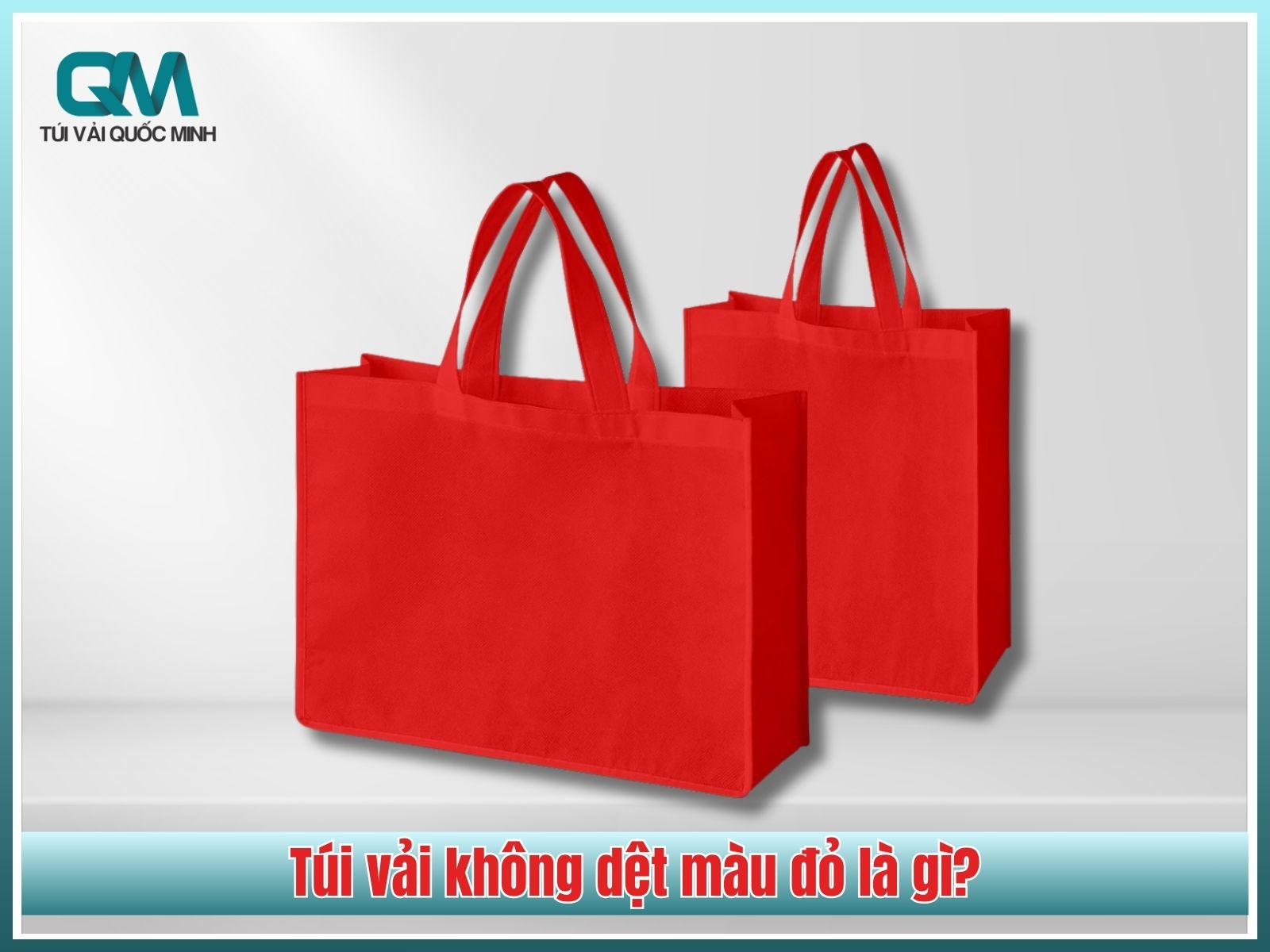 Túi vải không dệt màu đỏ là gì?