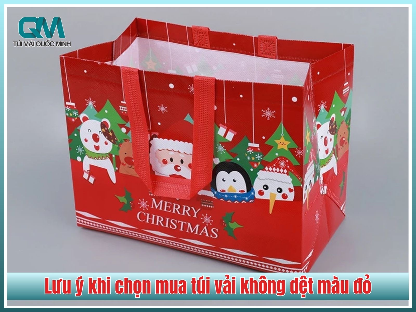 Lưu ý khi chọn mua túi vải không dệt màu đỏ