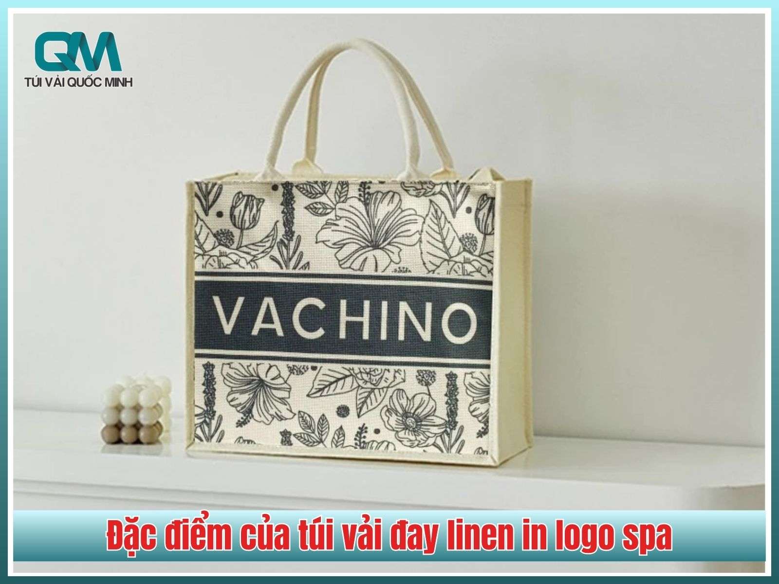 Đặc điểm của túi vải đay linen in logo spa