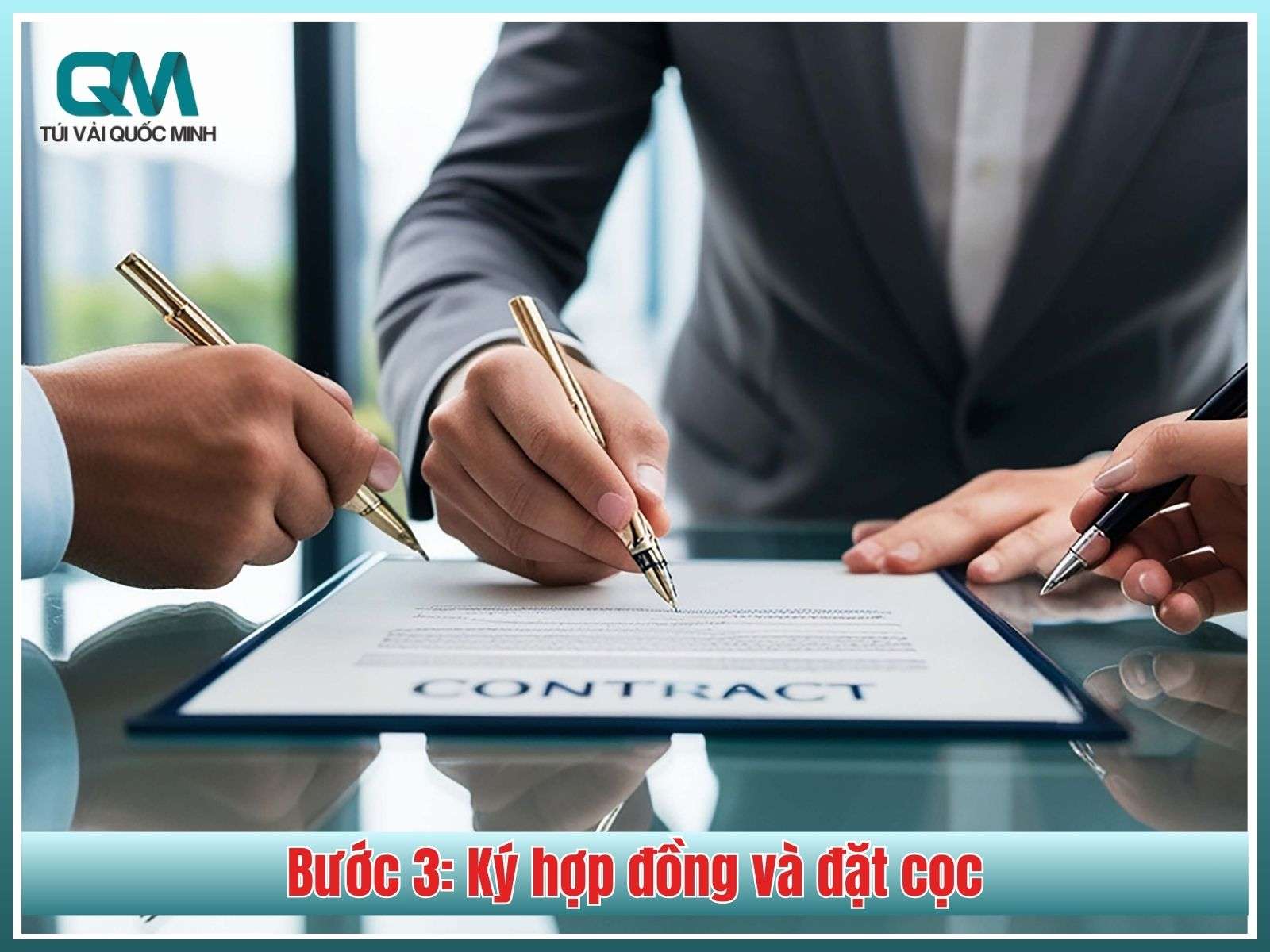 Bước 3: Ký hợp đồng và đặt cọc