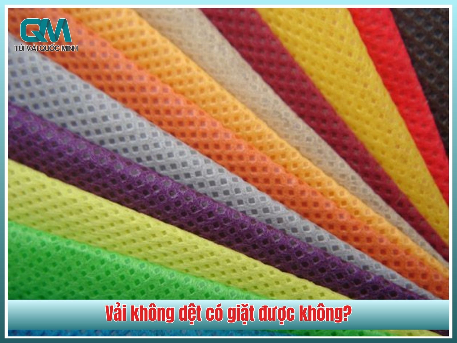 Vải không dệt có giặt được không?