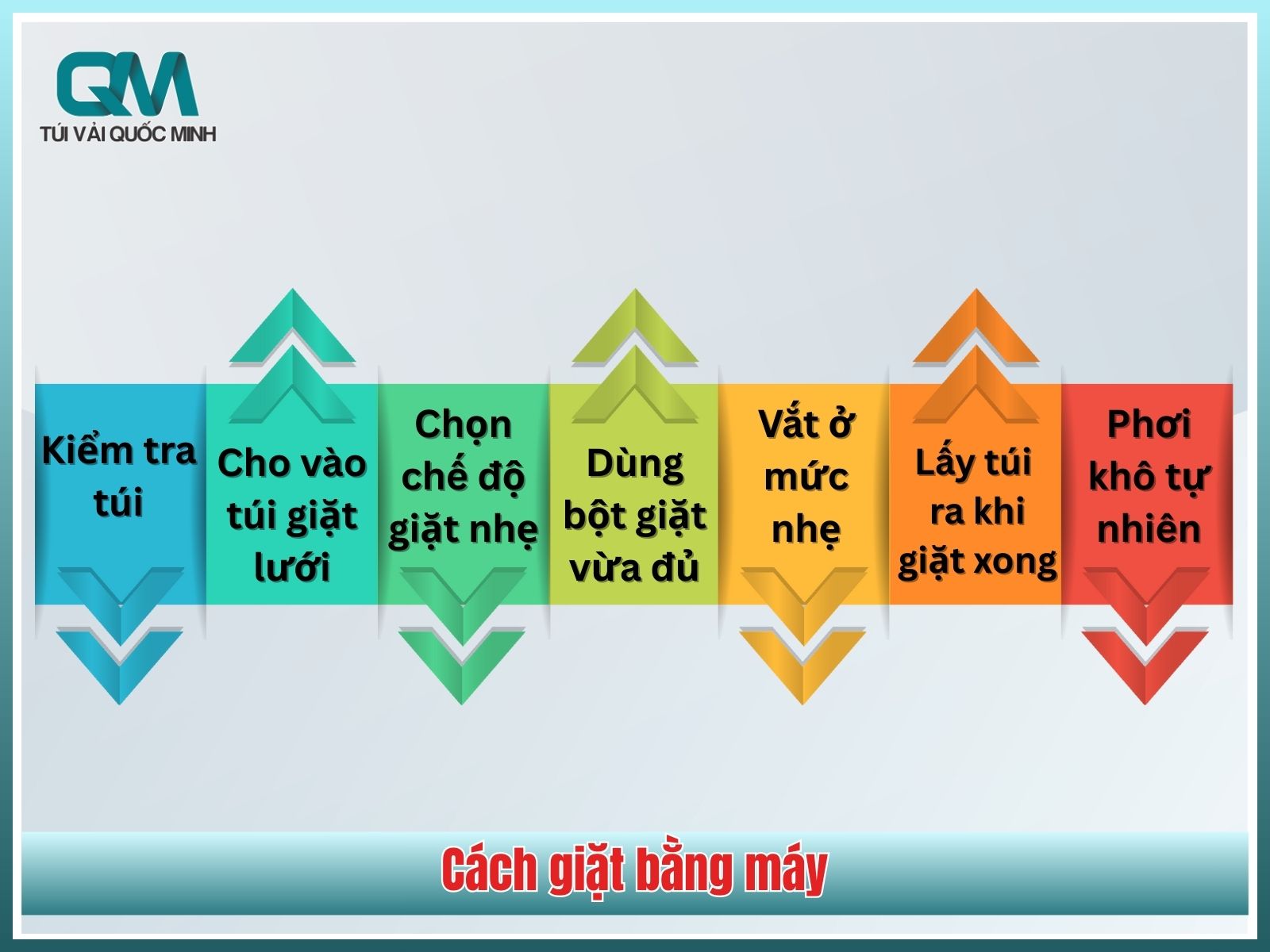 Cách giặt bằng máy
