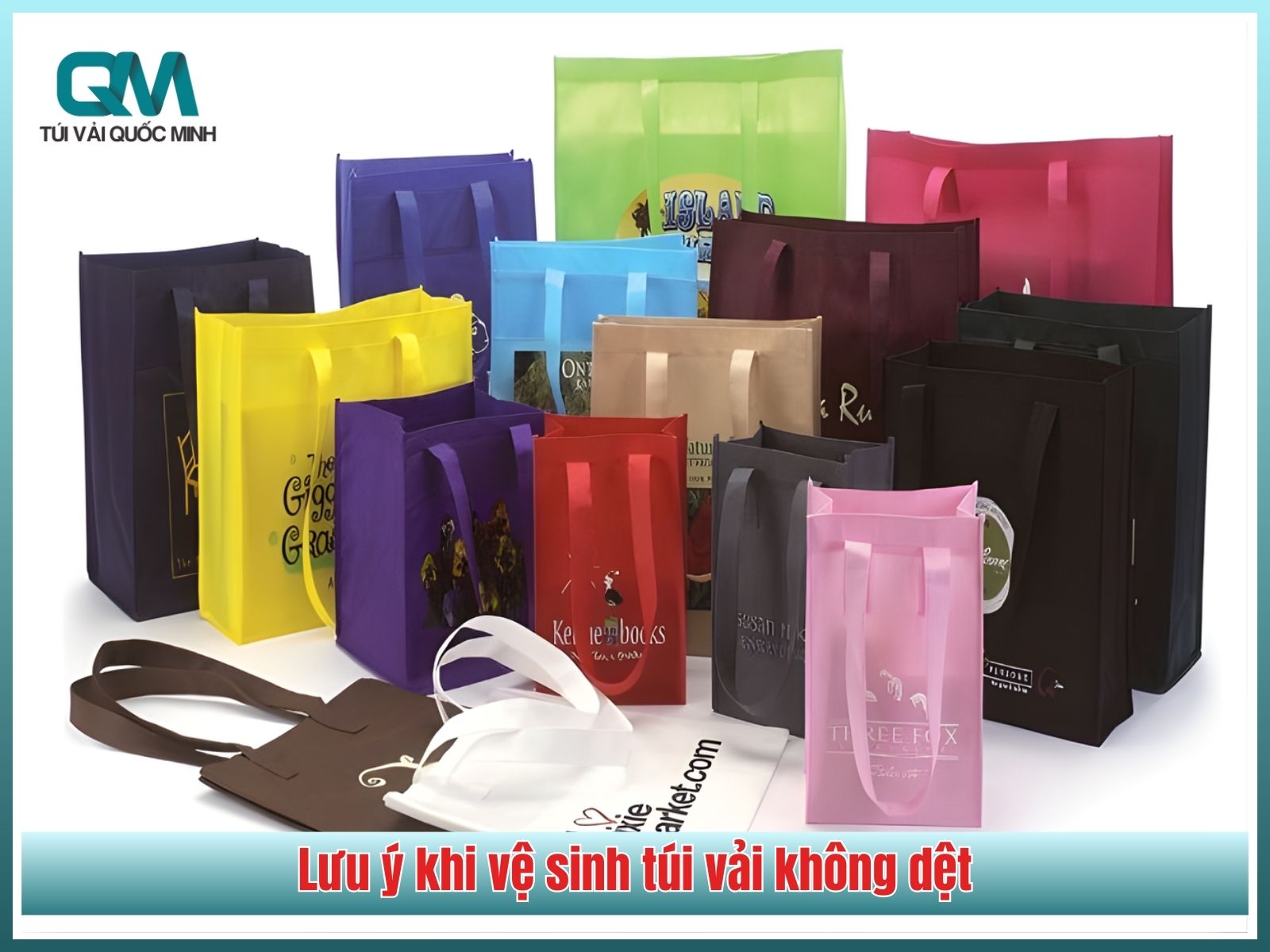 Lưu ý khi vệ sinh túi vải không dệt