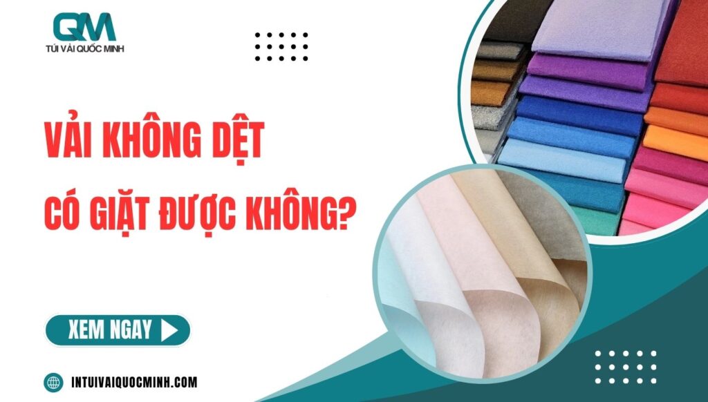 [Thumnail] vải không dệt có giặt được không