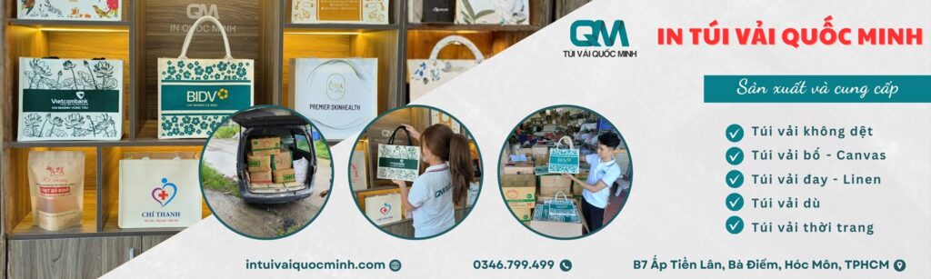 Banner In Túi Vải Quốc Minh