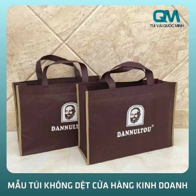 Mẫu túi không dệt cửa hàng kinh doanh